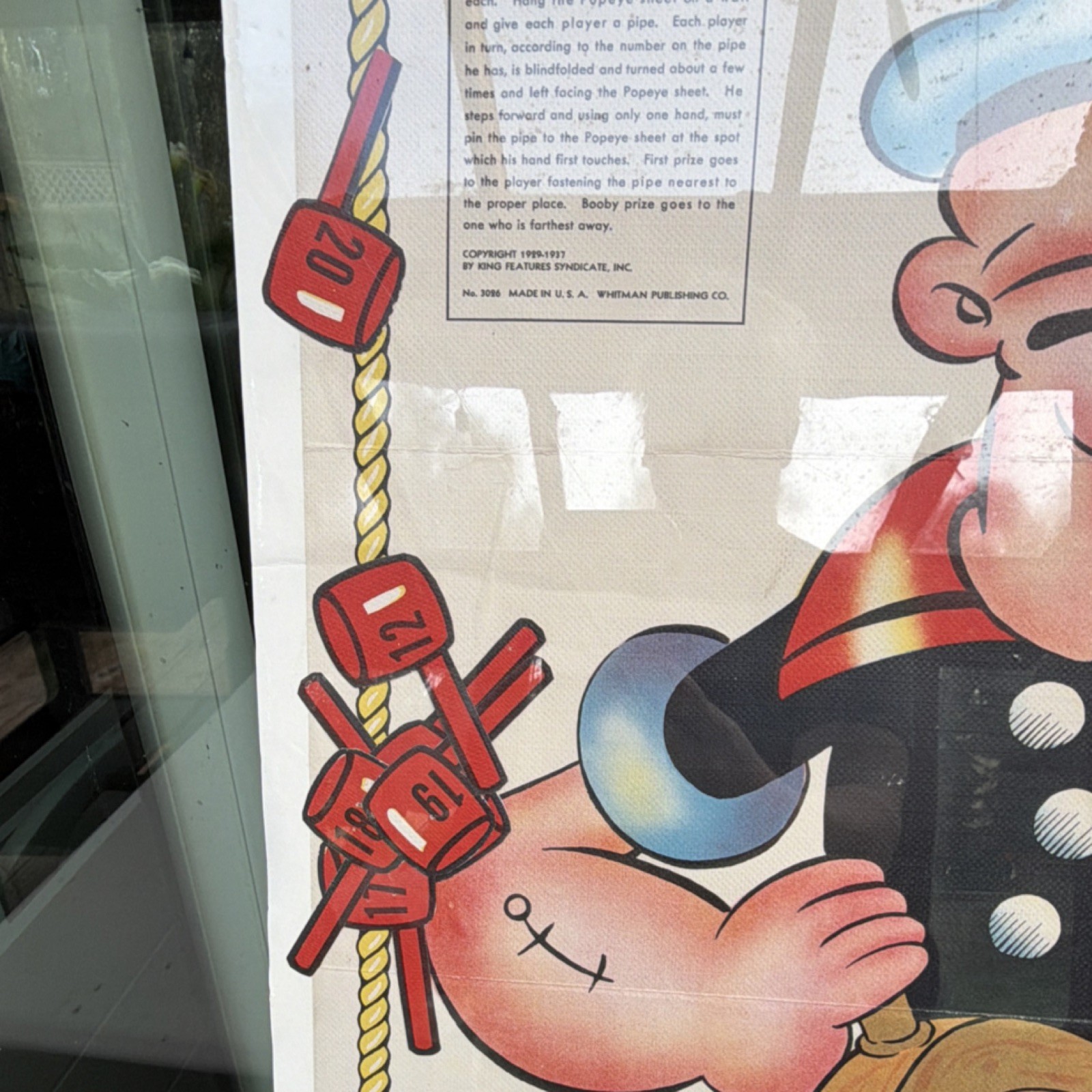 Whitman Publishing Co. Popeye Party Game 1937 Cartoons & TV Characters
