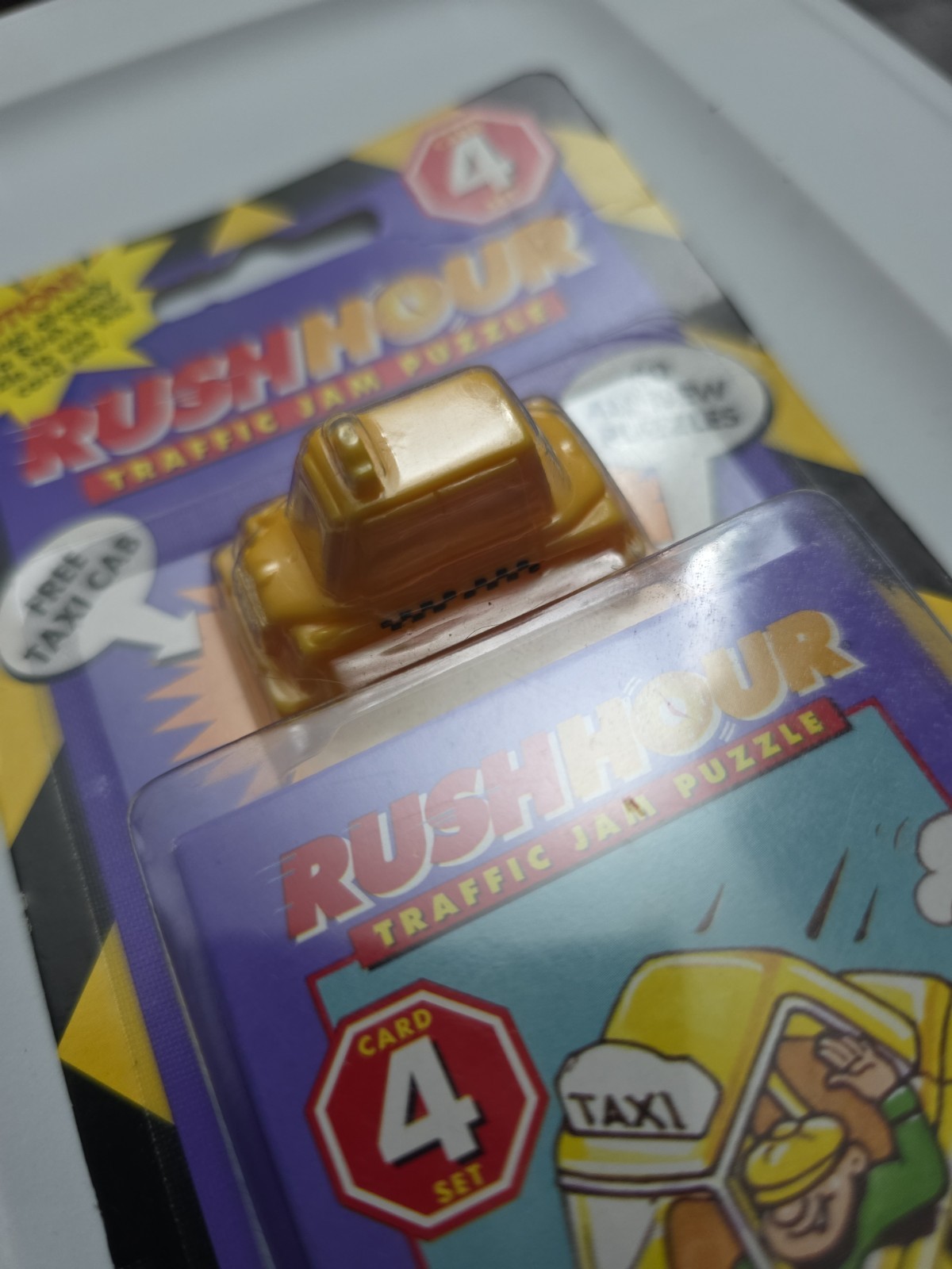 1999 Rush Hour Traffic Jam Card Set 4 w/ Car ‐ Sealed NIP Binary Arts Think Fun