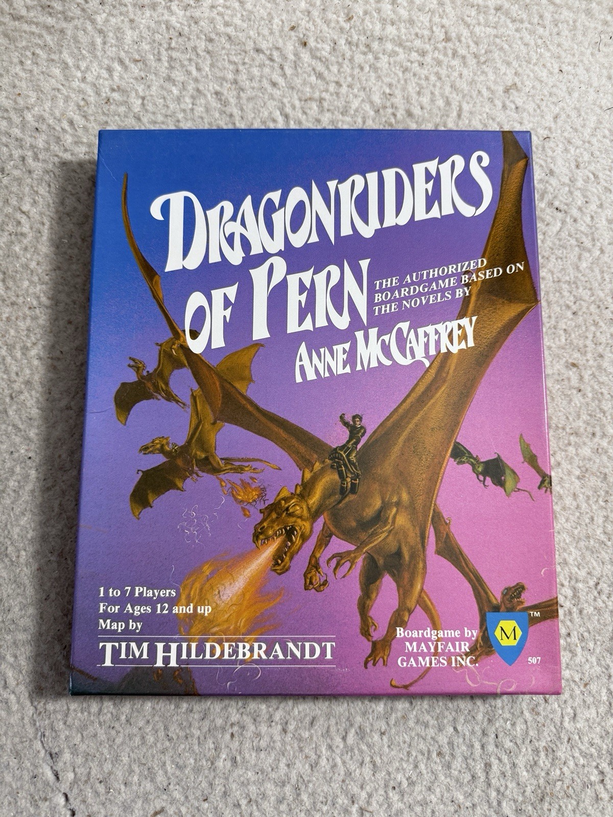 Dragonriders of Pern: Mayfair Boardgame Vintage Game New Old Stock Unpunched