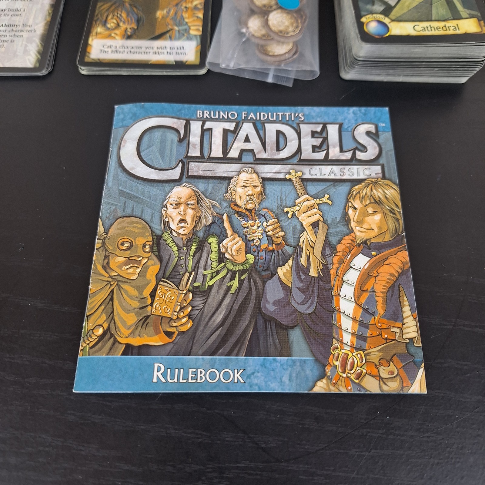 Citadels Classic Card Game Bruno Faidutti 2016 Z-man Games Small Box Medieval