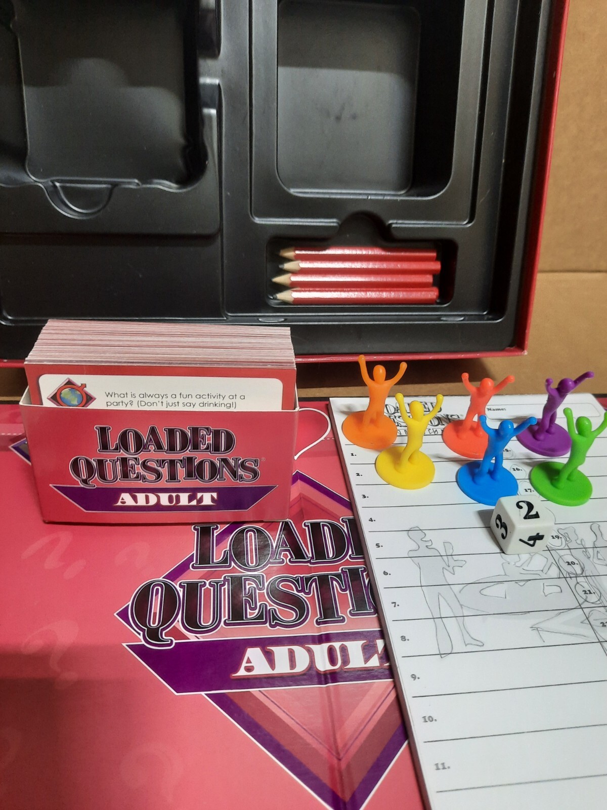 Loaded Questions Adult Party Game Suggestive Questions/Answers 4-6 Players 18+