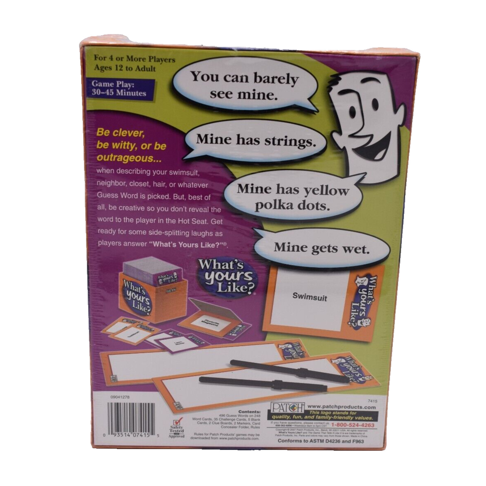 What’s Yours Like? – The Party Game That Tells It Like It Is! SEALED