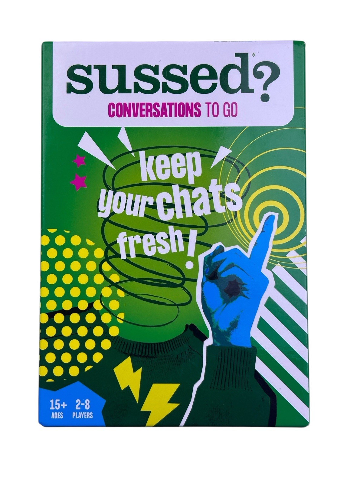 SUSSED? Conversations To Go CARD PARTY GAME Keep Your Chats Fresh 15+ New