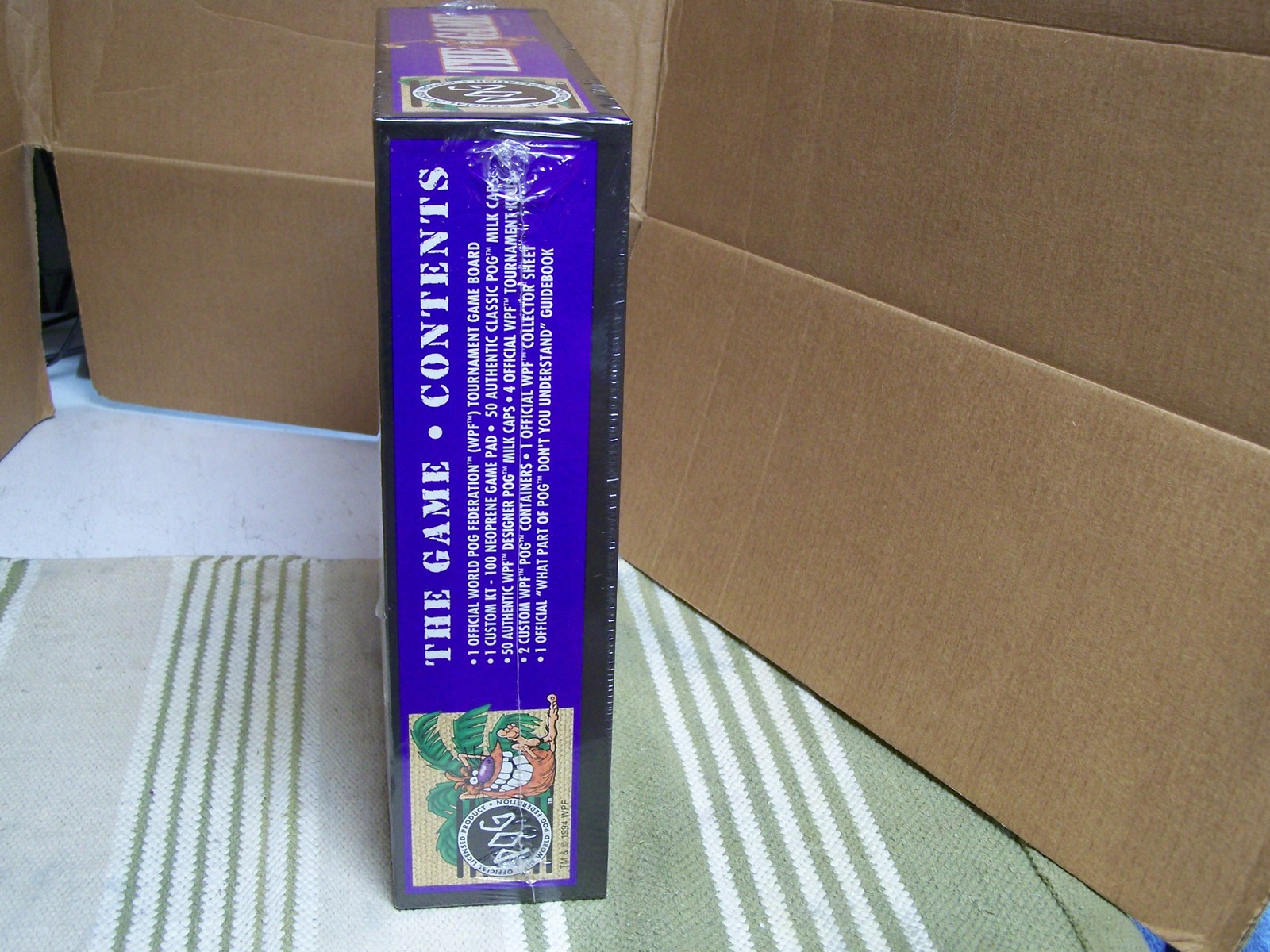 Pog The Game World Pog Federation,1994, NEW SEALED CIB