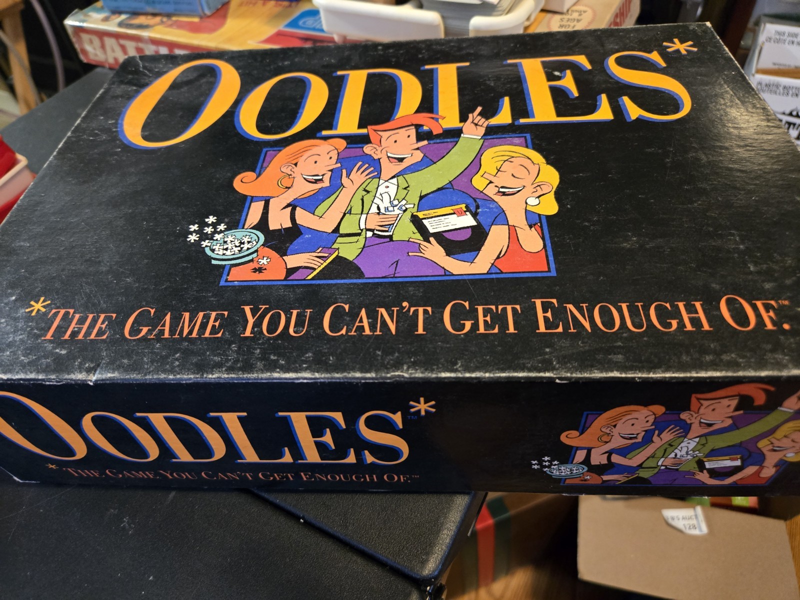 Oodles Board Game Family Card Game 1992 Milton Bradley Complete Set 300 Cards