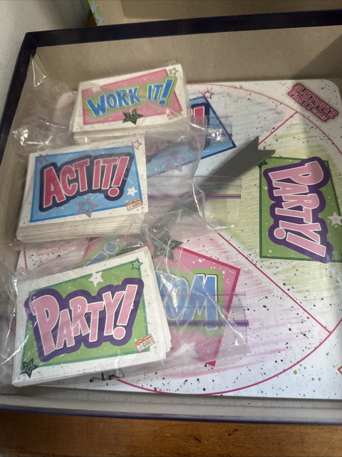 The Sleepover Party Board Game 200 Activities Slumber (missing Instructions)