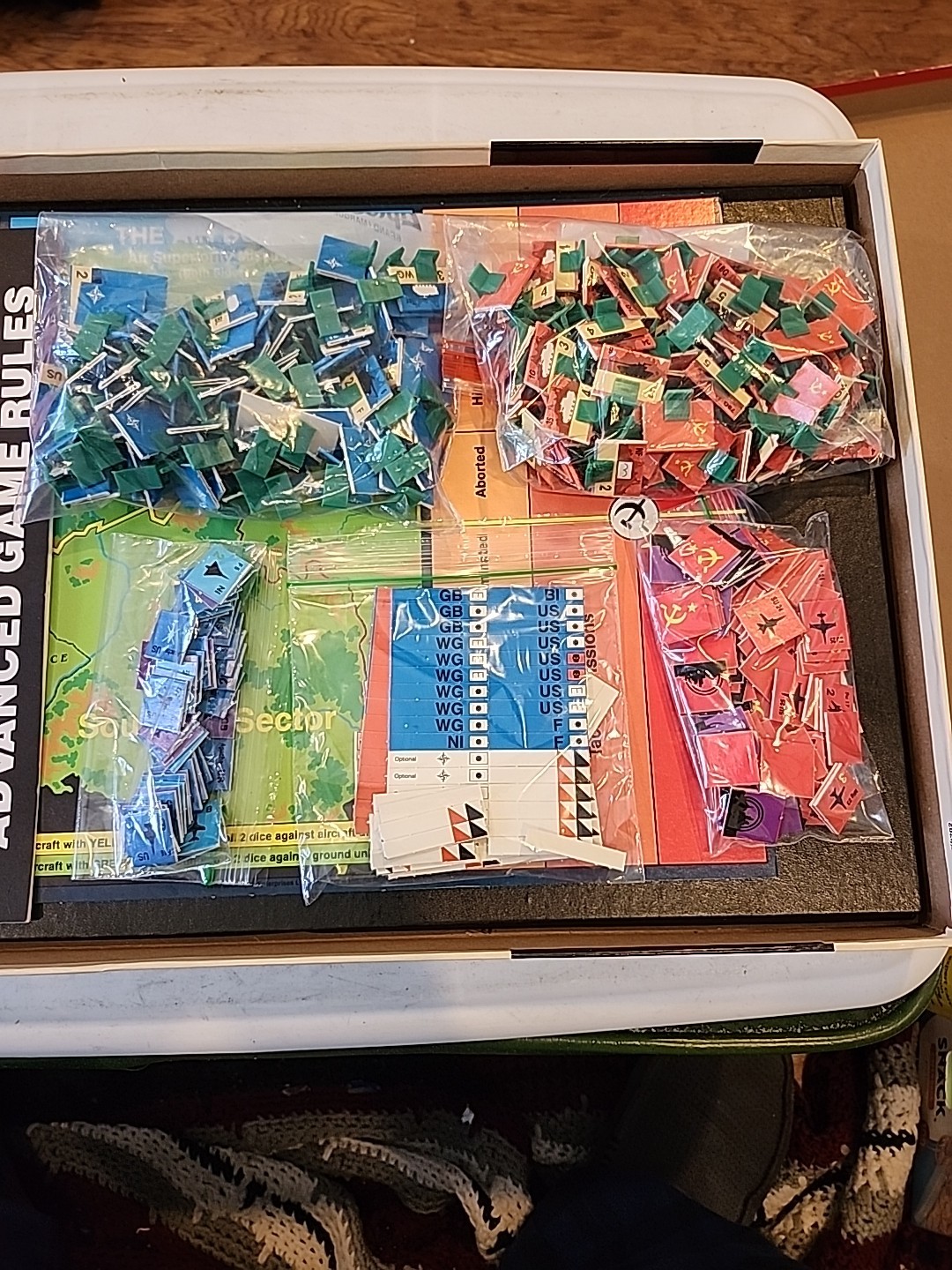RED STORM RISING War Strategy Board Game Tom Clancy Complete 1989 READ