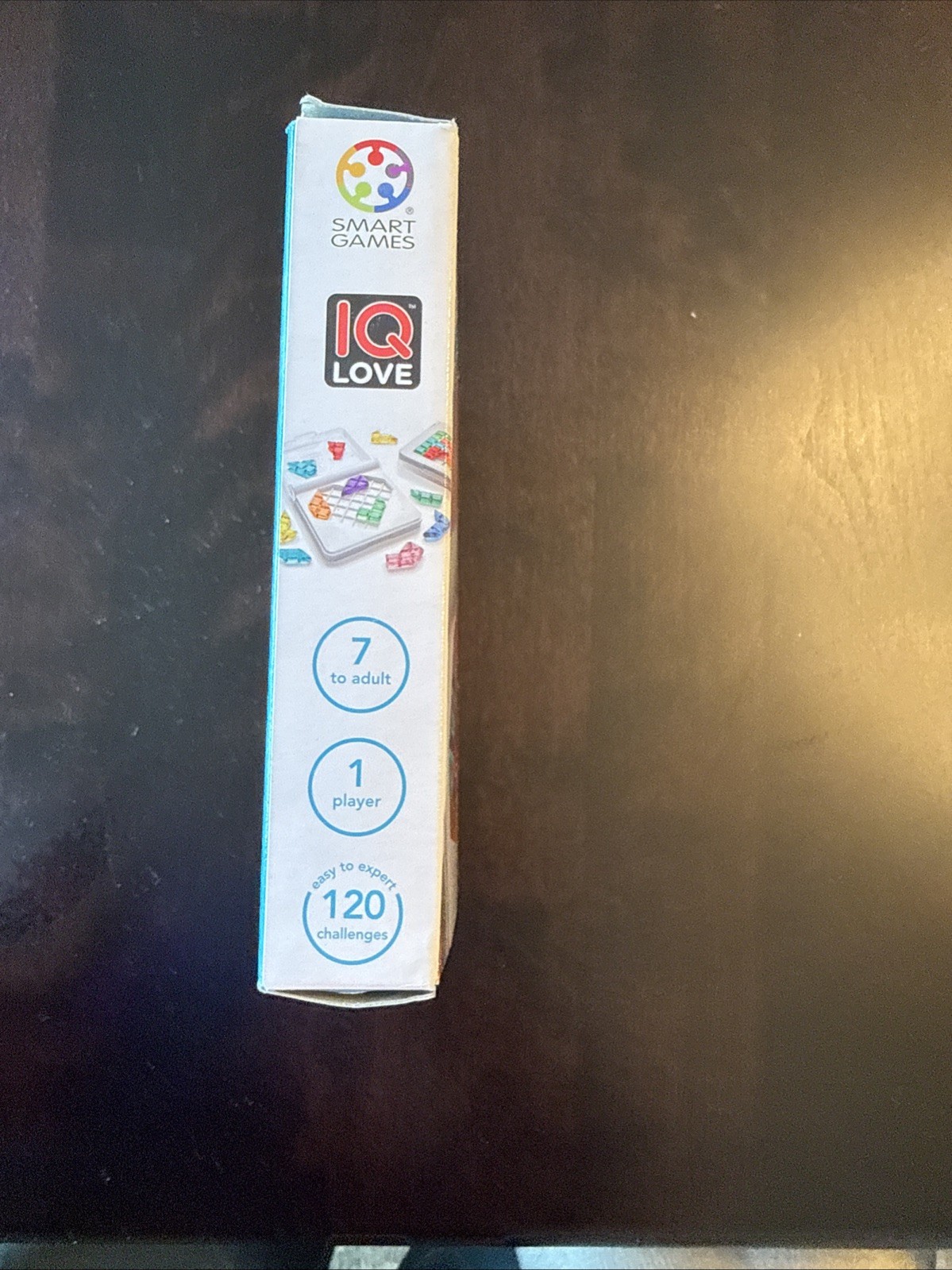 IQ LOVE 1 Player Logic Game: 120 Challenges for Ages 7+