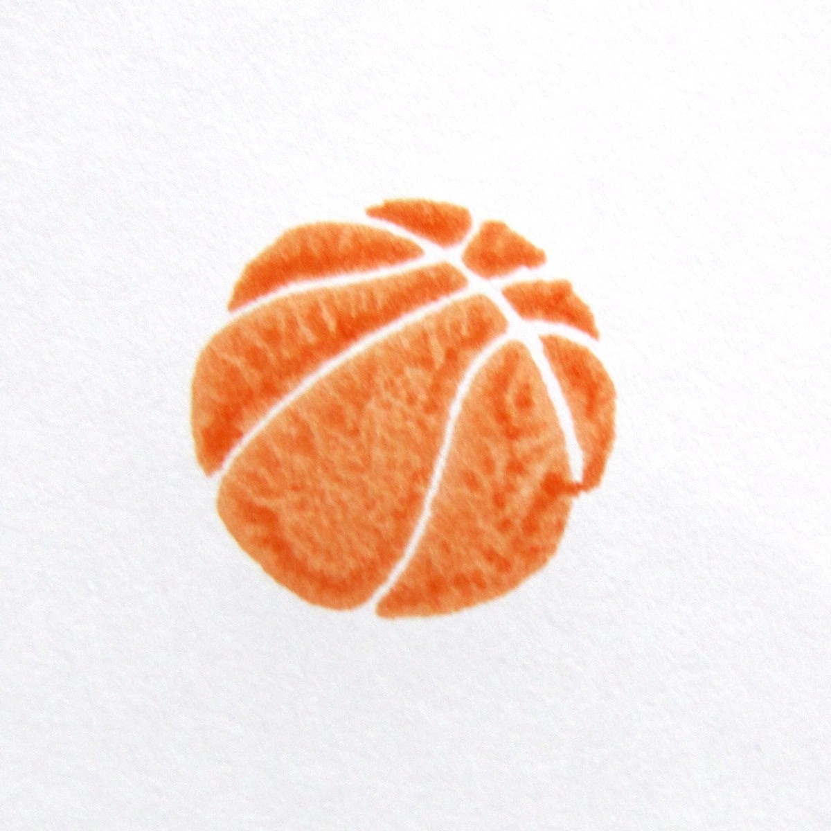 Orange Basketball Bingo Dauber Bright Sports Ball Dot Art Dabber Vibrant Marker