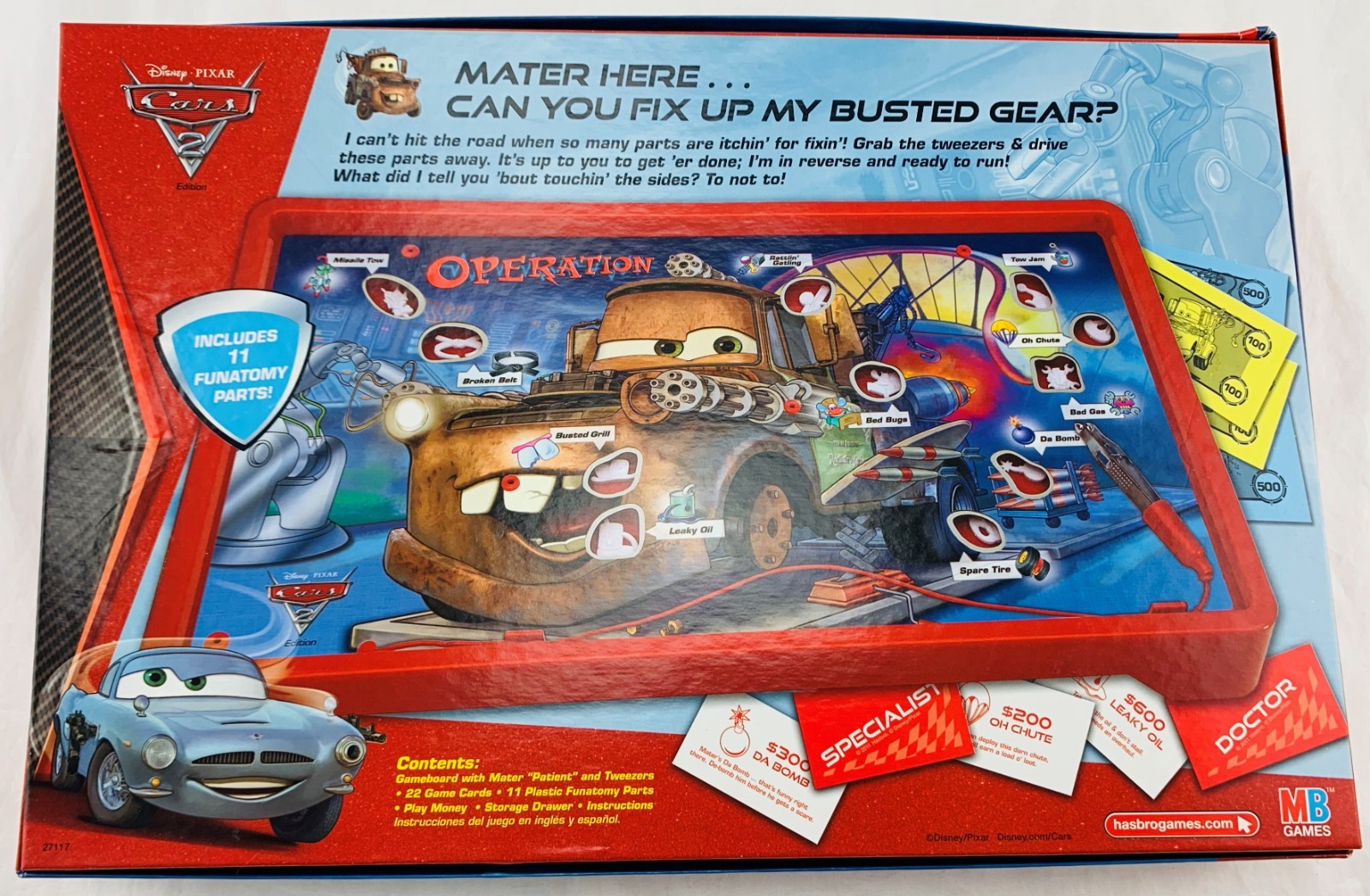 2006 Cars Operation Game by Hasbro Complete in Great Condition FREE SHIPPING