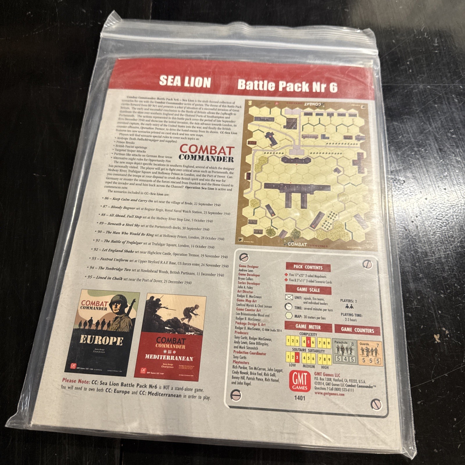 GMT – Combat Commander – CC Sea Lion – Battle Pack Nr 6 (NEW) MINT