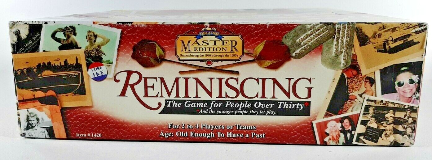 Reminiscing Deluxe Master Edition The Game for People Over Thirty by TDC Games!