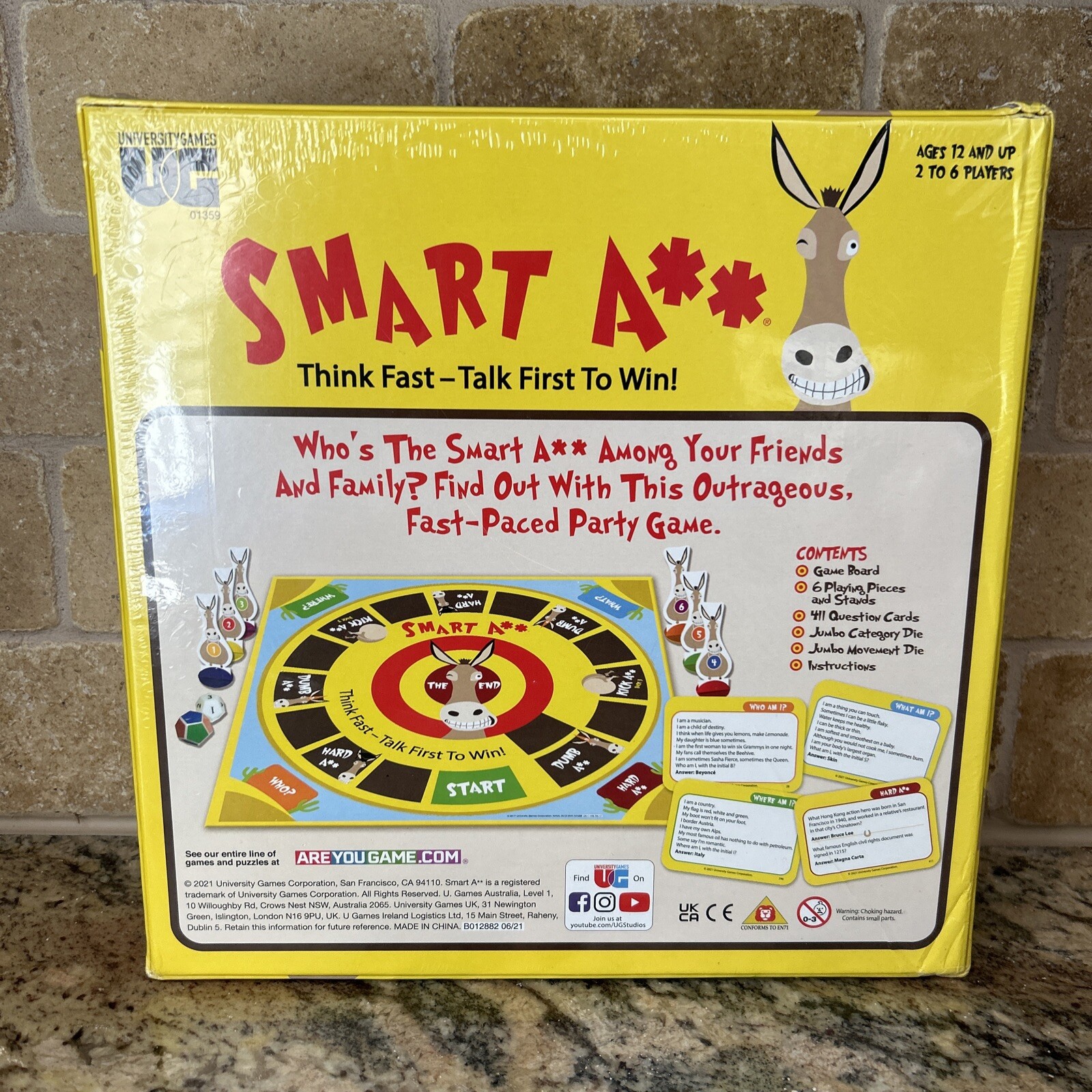 Smart A** Party Game from , 2 to 6 Players Ages 12 and Up