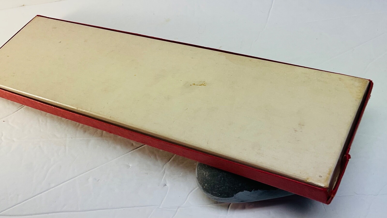 Drueke No 28 Natural Finish Hardwood Cribbage Board Vintage In Box