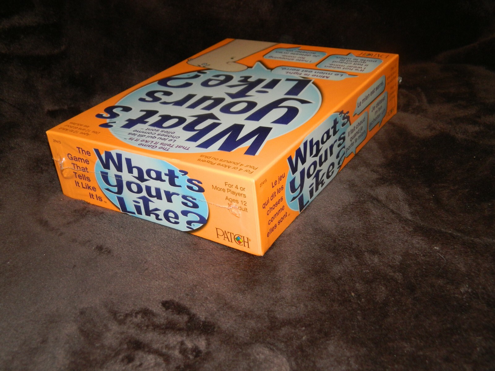 Patch What’s Yours Like? Board Game NEW