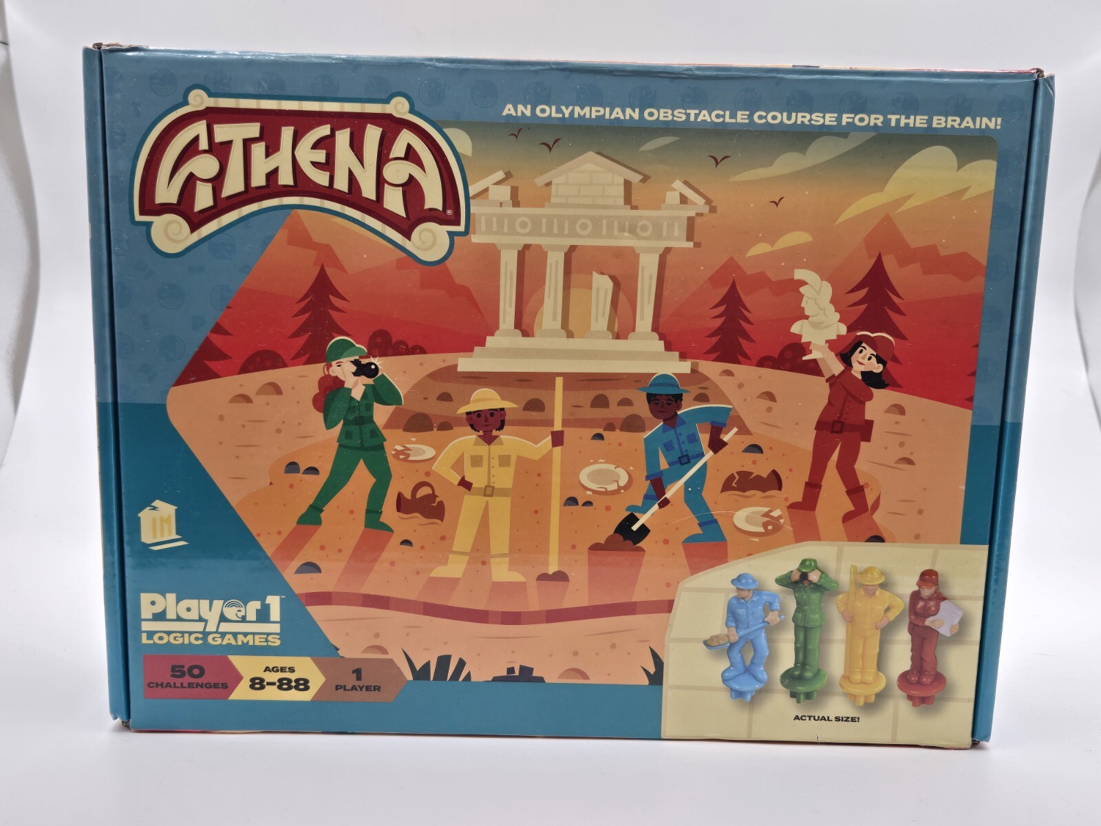 ATHENA: Single Player Logic Game, 50 Challenges & Puzzle Player 1 Logic Games