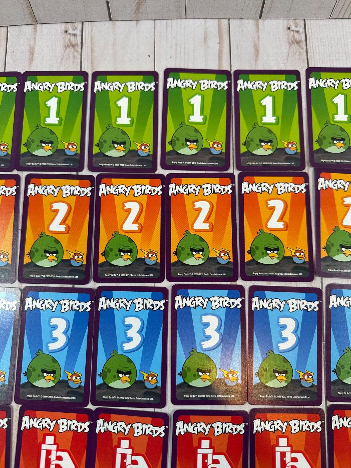 Rare! Angry Birds Space Planet Block Version Game, Mattel, 2012, Complete Set!