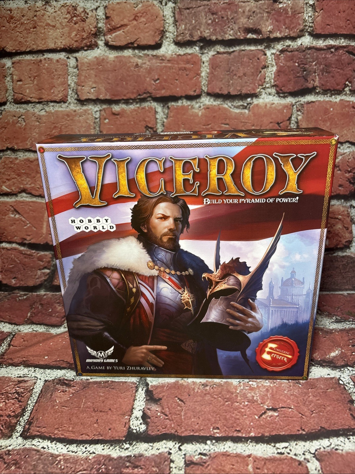 Viceroy Mayday Games Build Your Pyramid of Power Board Game