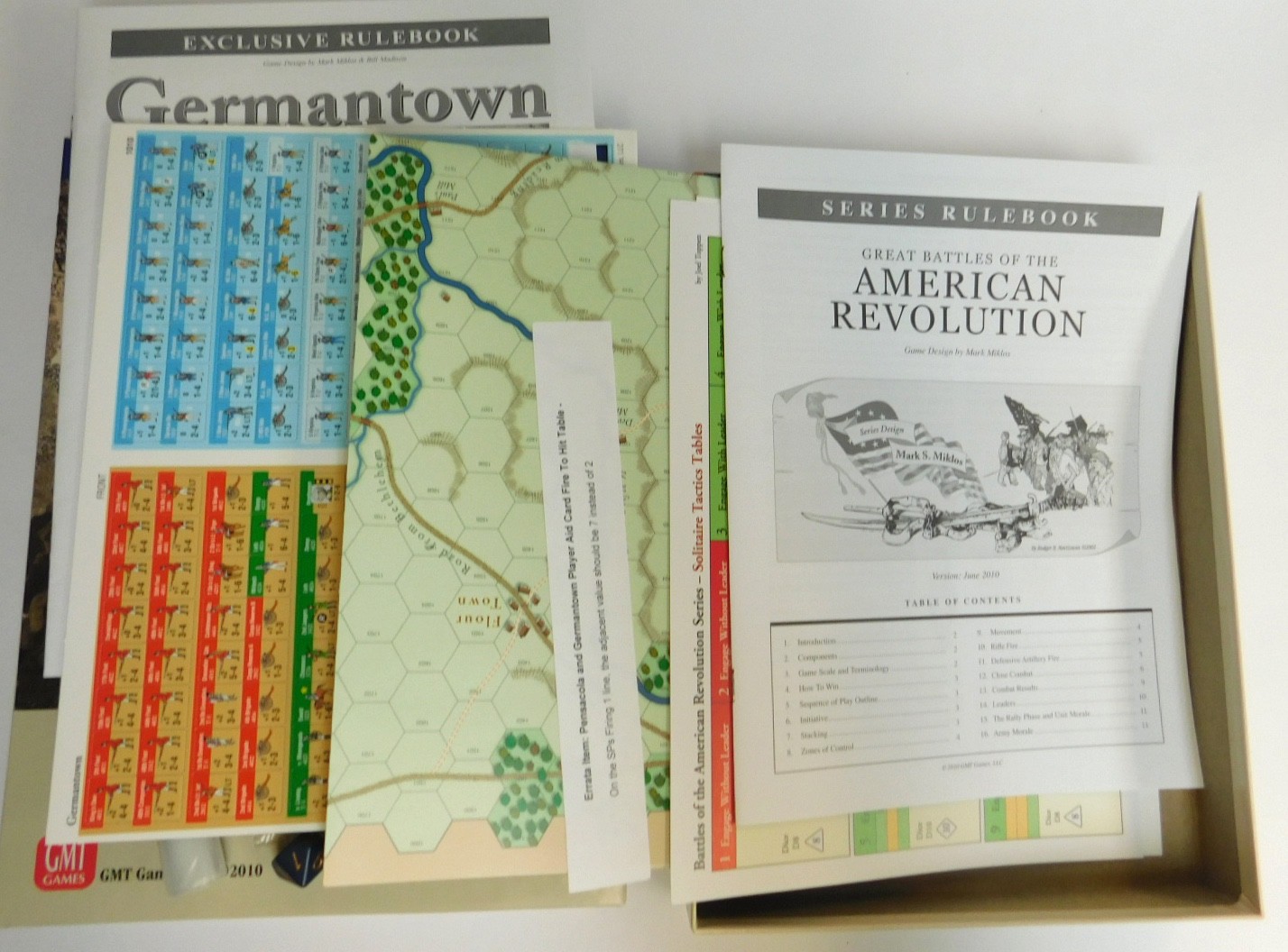 Germantown Battles American Revolution Series Volume V GMT NoRepl counters