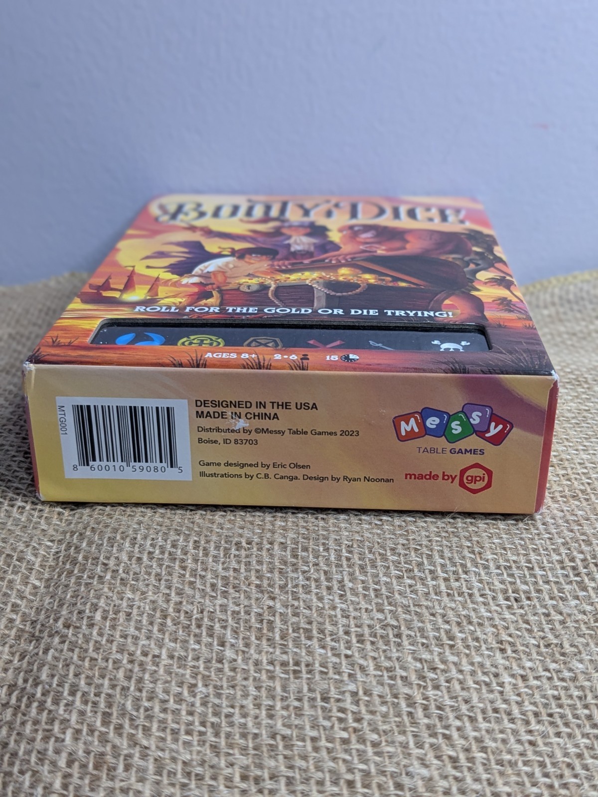 Booty Dice Quick Pirate Dice Game Ages 8+ 2-6 Players Complete -1 Bullion 2023