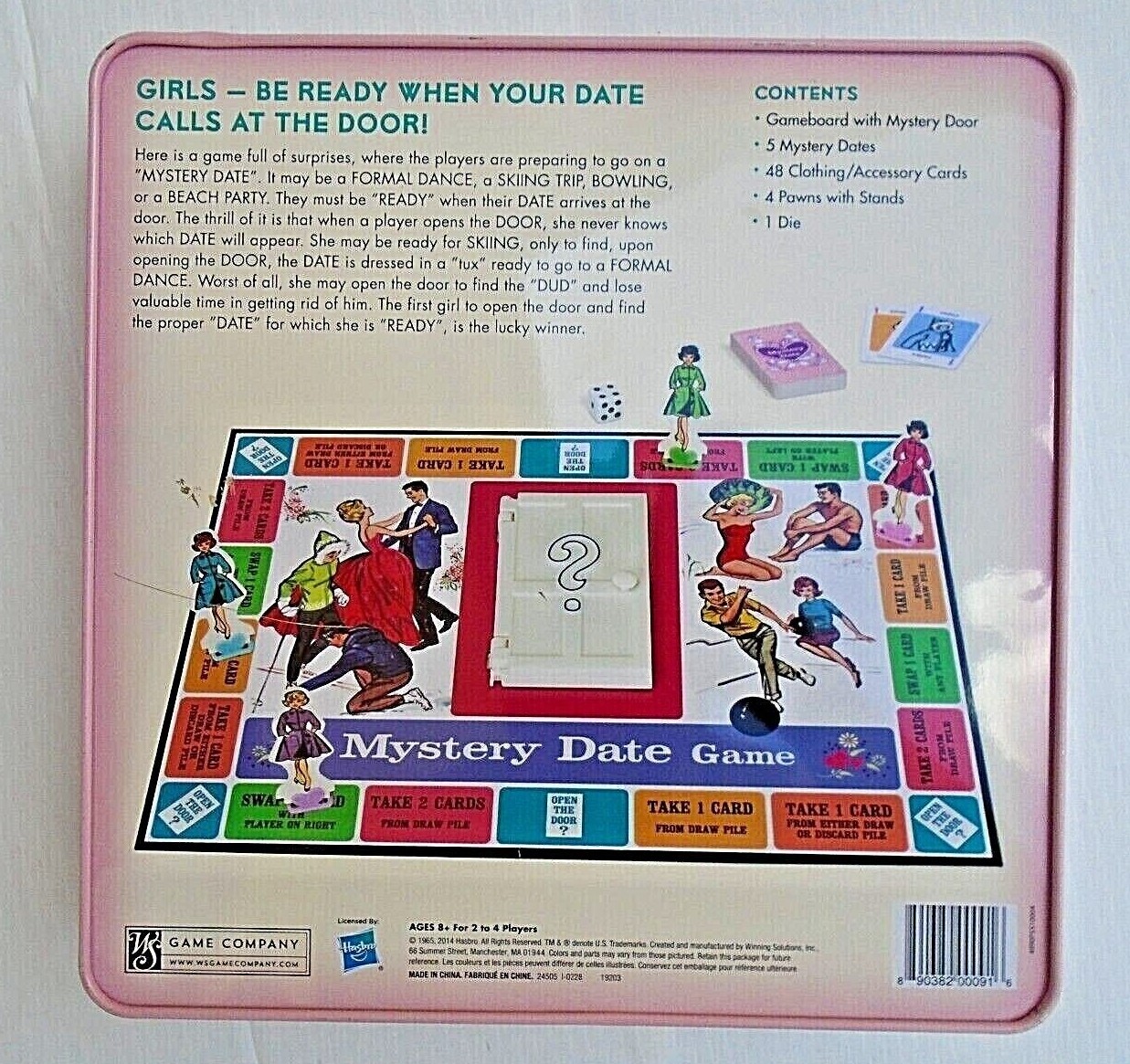 Mystery Date Game Nostalgia Edition Classic Board Game