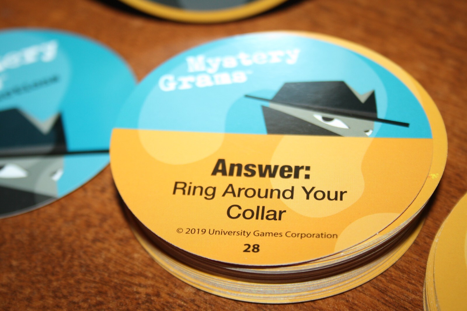 Mystery Grams – Solve the Mystery Gram Brain Teaser Series University Games 2019