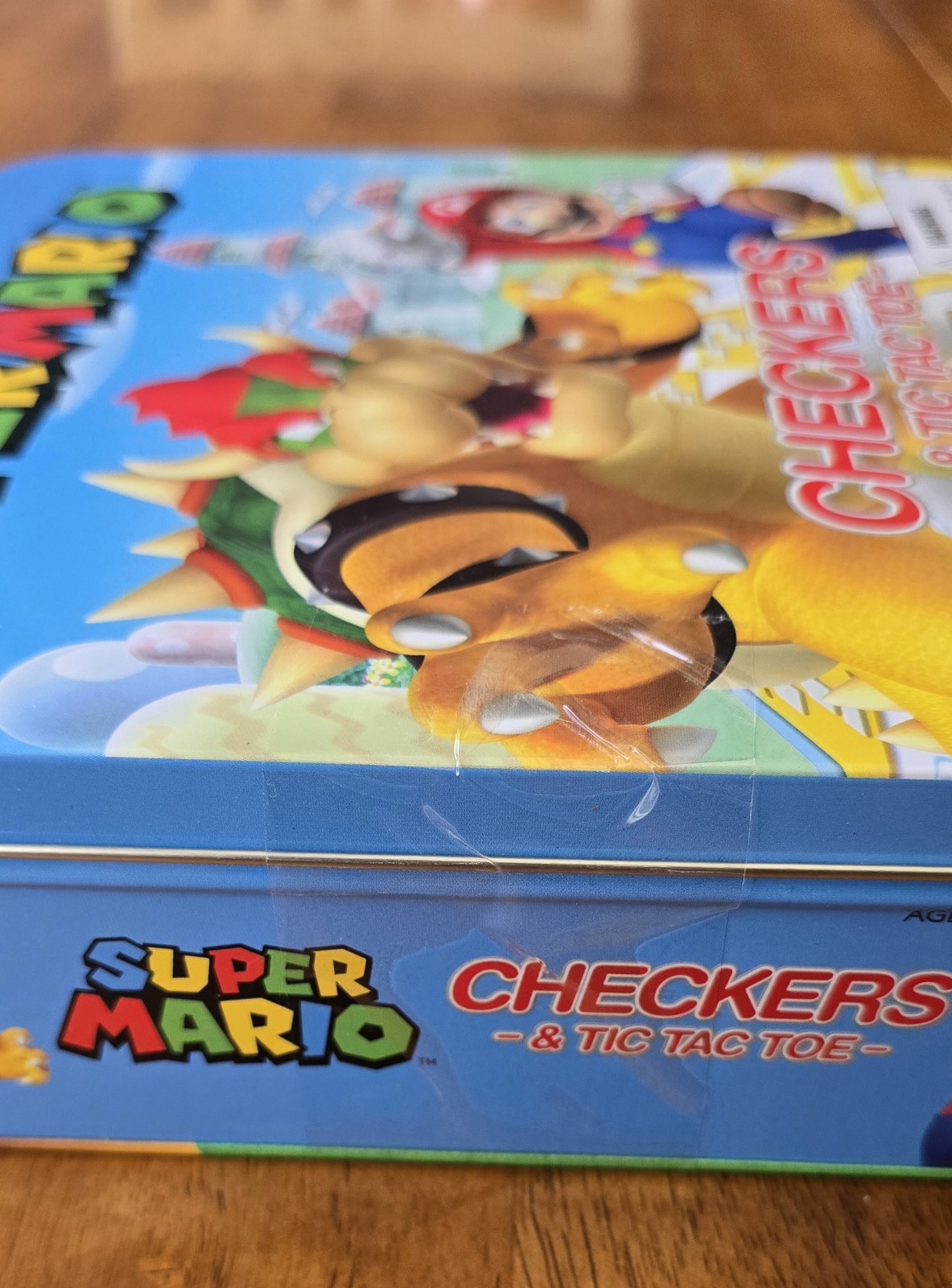 Super Mario Checkers Tic-Tac-Toe Collector’s Game Set Brand New/Sealed