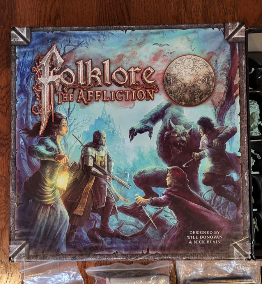 Greenbrier Games Folklore: The Affliction Core Game 1E – Contains 35 Miniatures