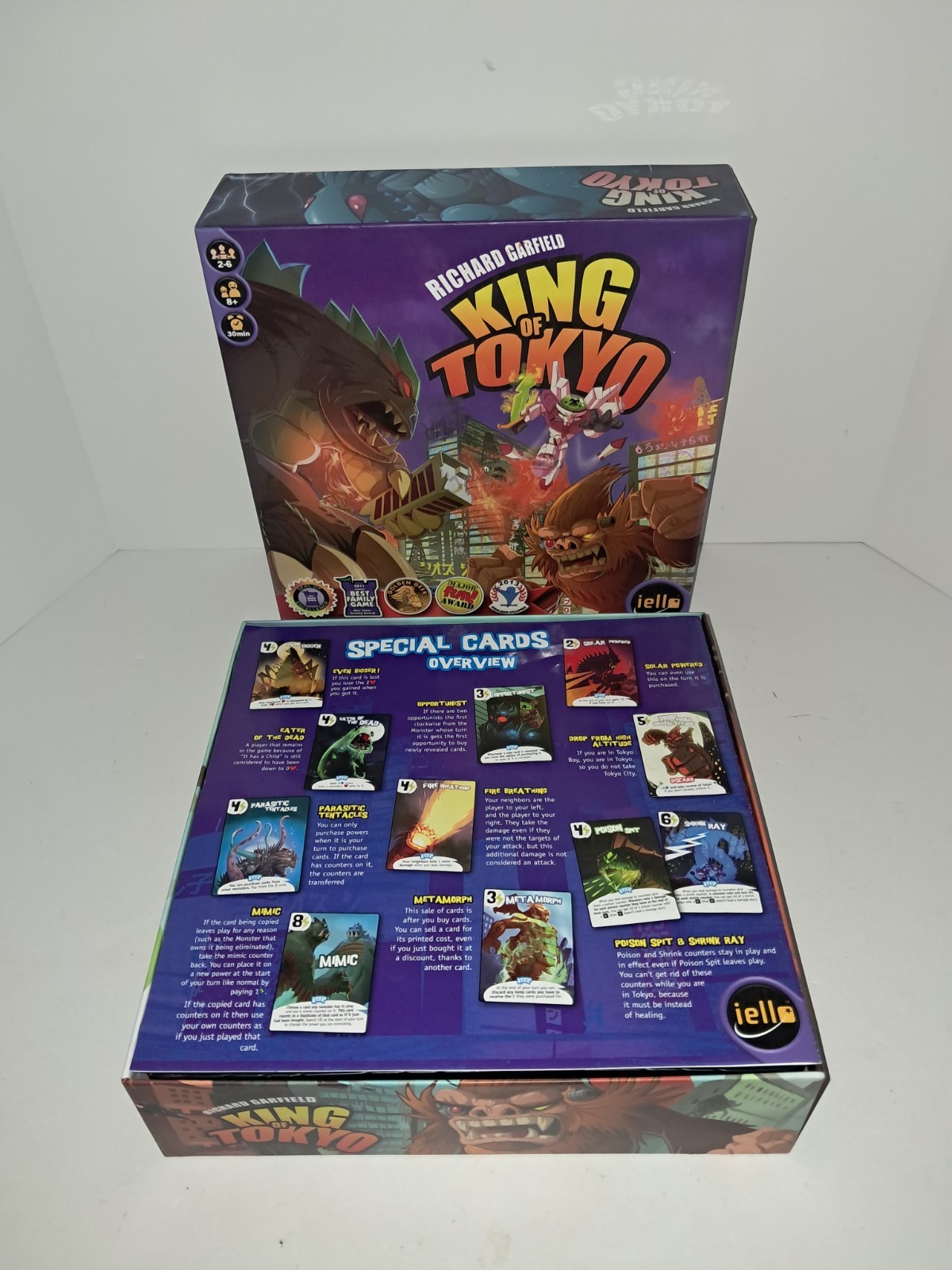King of Tokyo Board Game Complete – GigaMonster – Richard Garfield