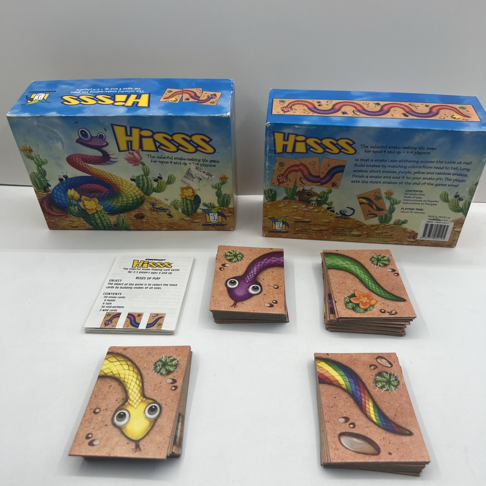HISSS: The Colorful Snake Making Tile Matching Game – GAMEWRIGHT – 100% Complete