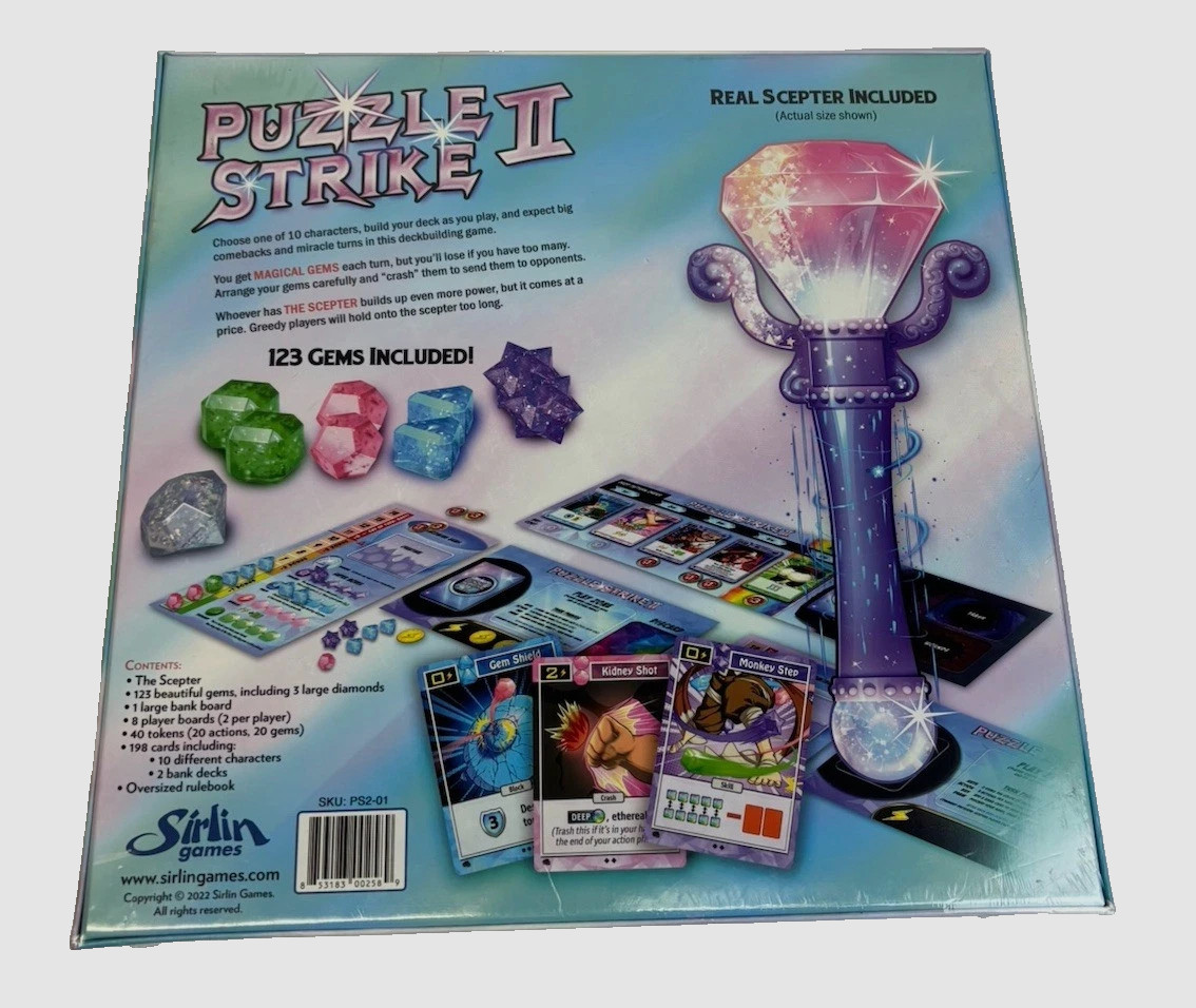 Sirlin Games – Puzzle Strike 2 Board Game – Base set *NEW SEALED*