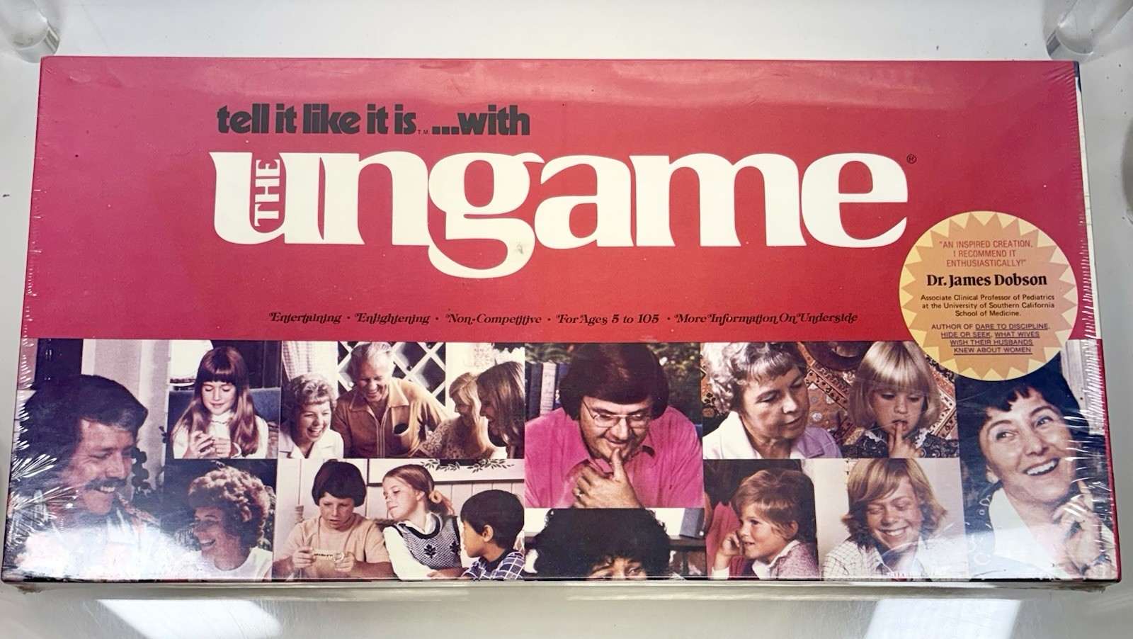 New Vintage Ungame Board Game Tell It Like It Is 1975 Family Made in USA Sealed
