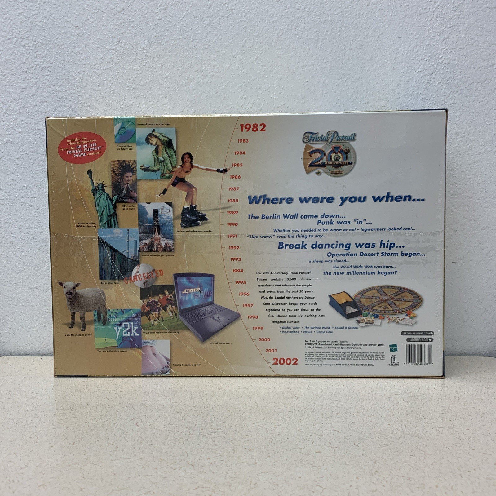 NEW Trivial Pursuit 20th Anniversary Edition Board Game FACTORY SEALED!