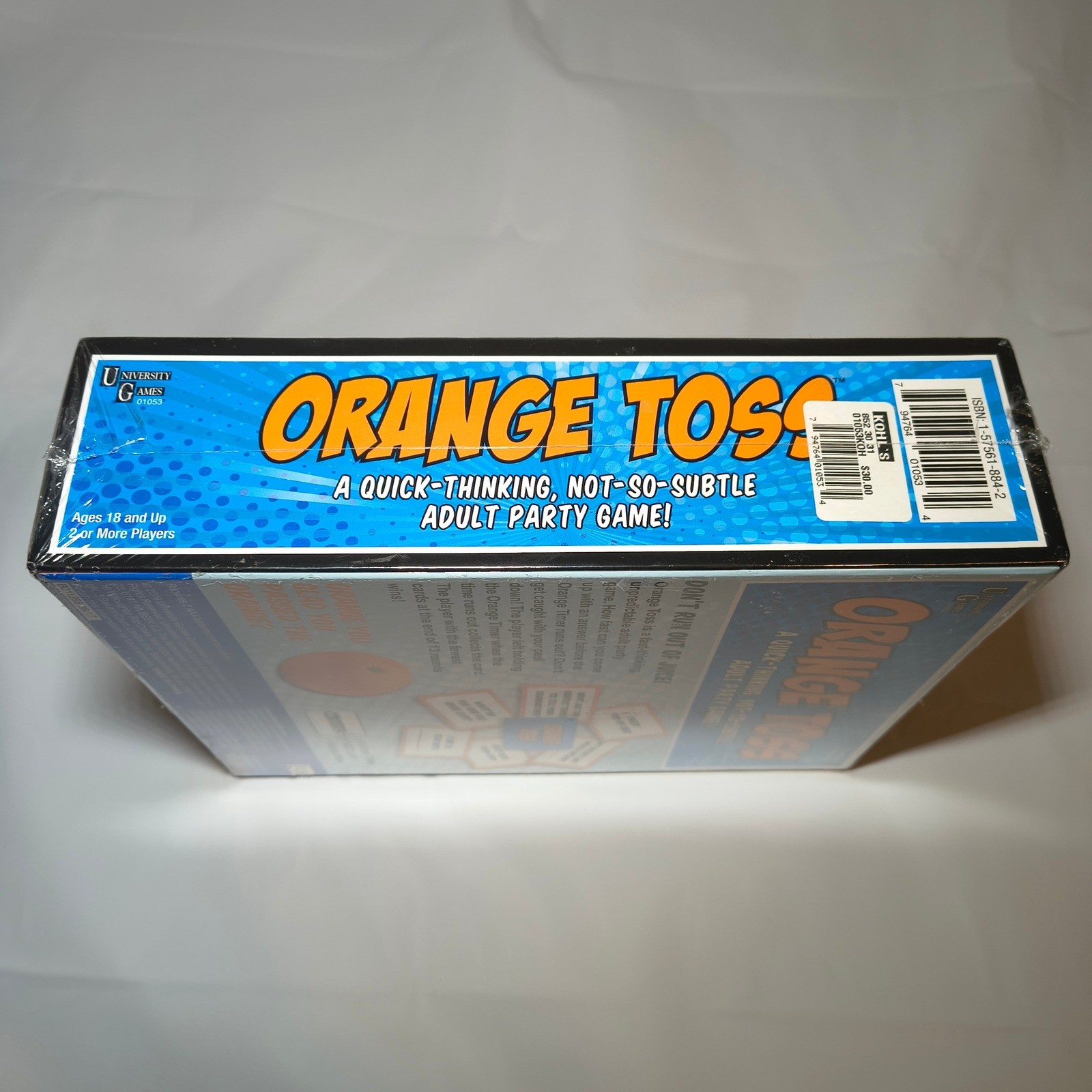 University Games Orange Toss Adult Party Game 01053 New Sealed