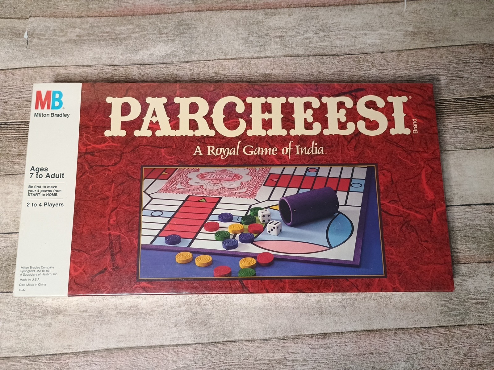 Vintage Milton Bradley Parcheesi Board Game 2-4 Players (4037) NEW SEALED 1989