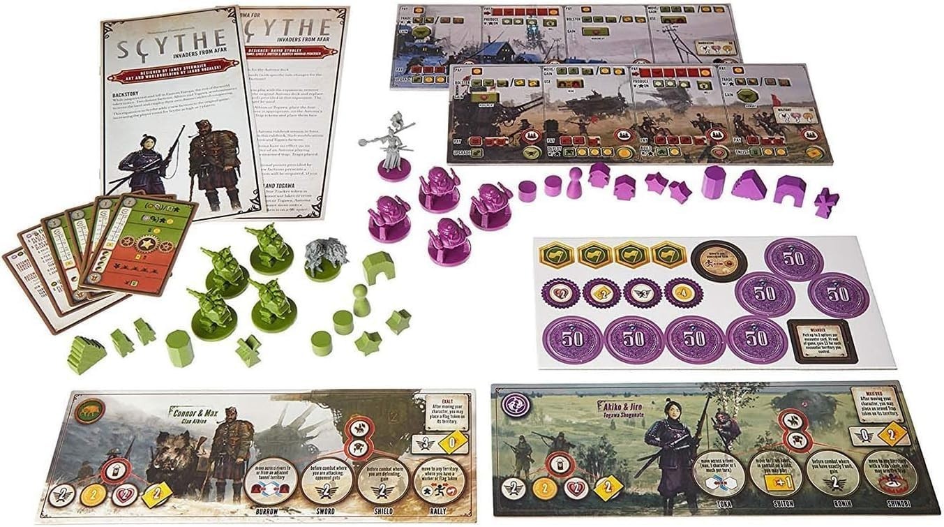 Invaders from Afar for Scythe – 2 New Factions, 140 Min Gameplay, Solo Option
