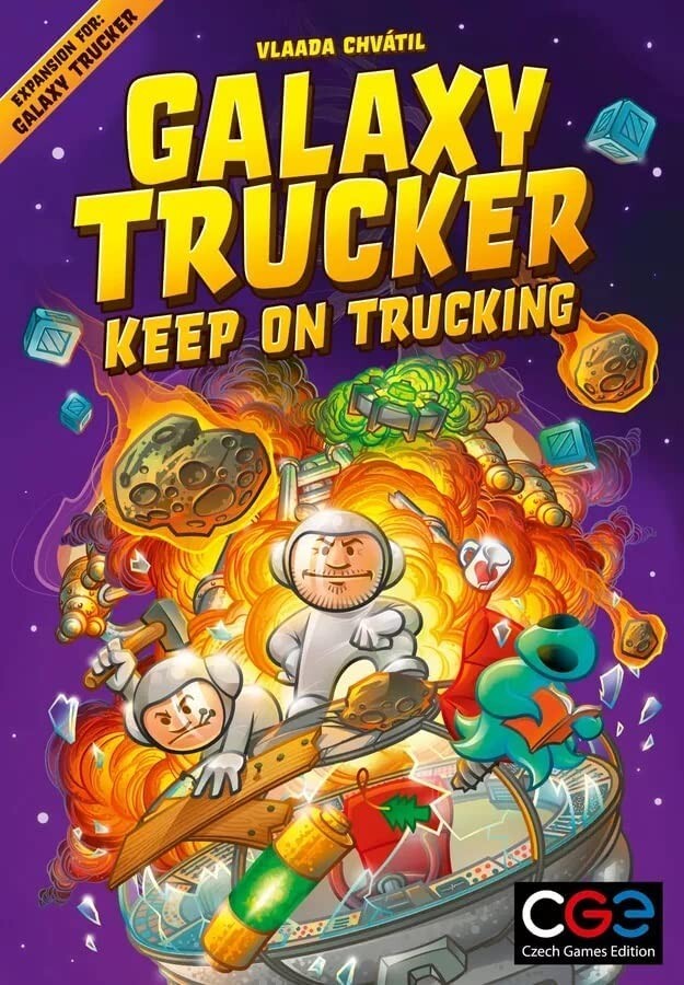 Keep On Trucking Expansion Galaxy Trucker Board Game Czech Games Edition Booster