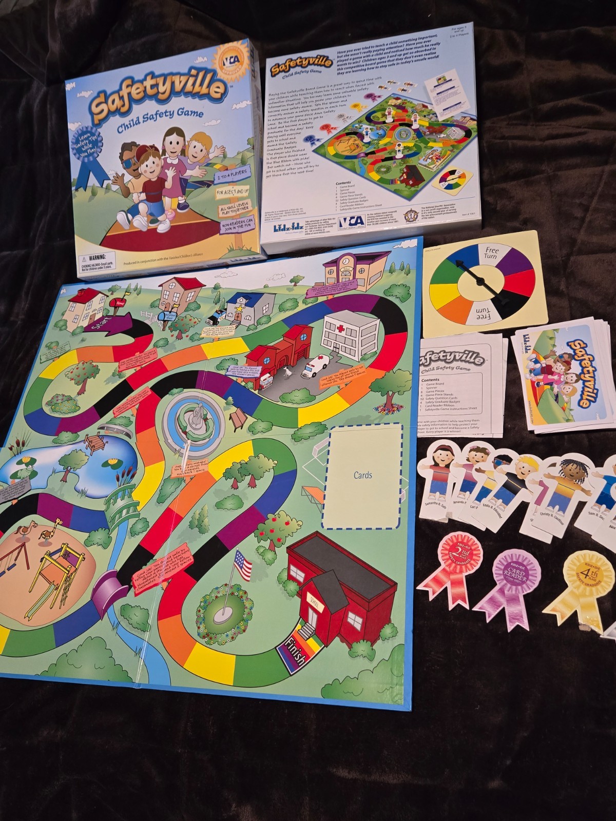 Safetyville Child Safety Board Game Kidz-idz Educational Vintage 2003