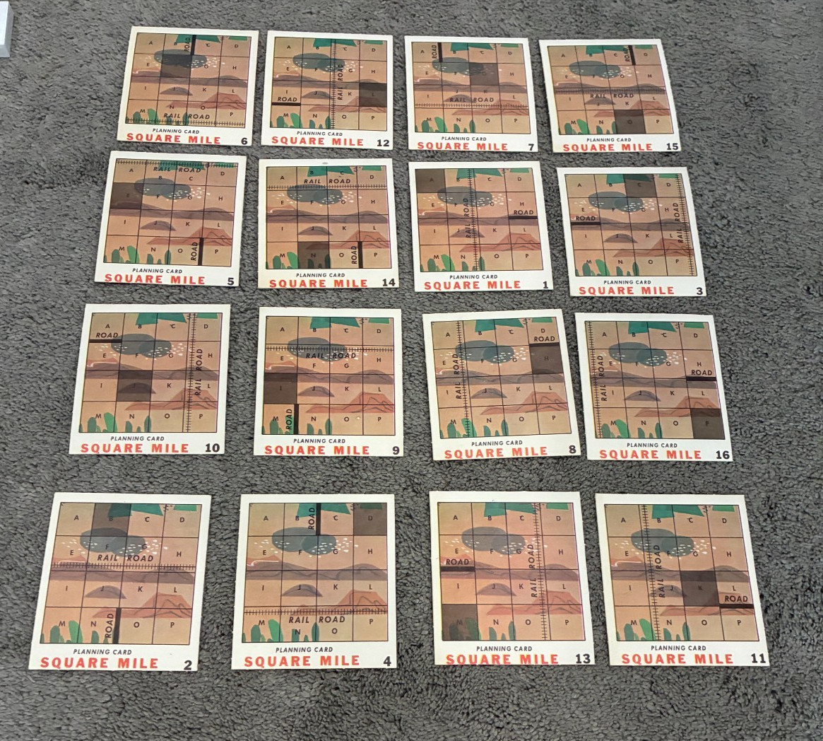 Square Mile by Milton Bradley- Vintage Land Development Board Game 100% Complete