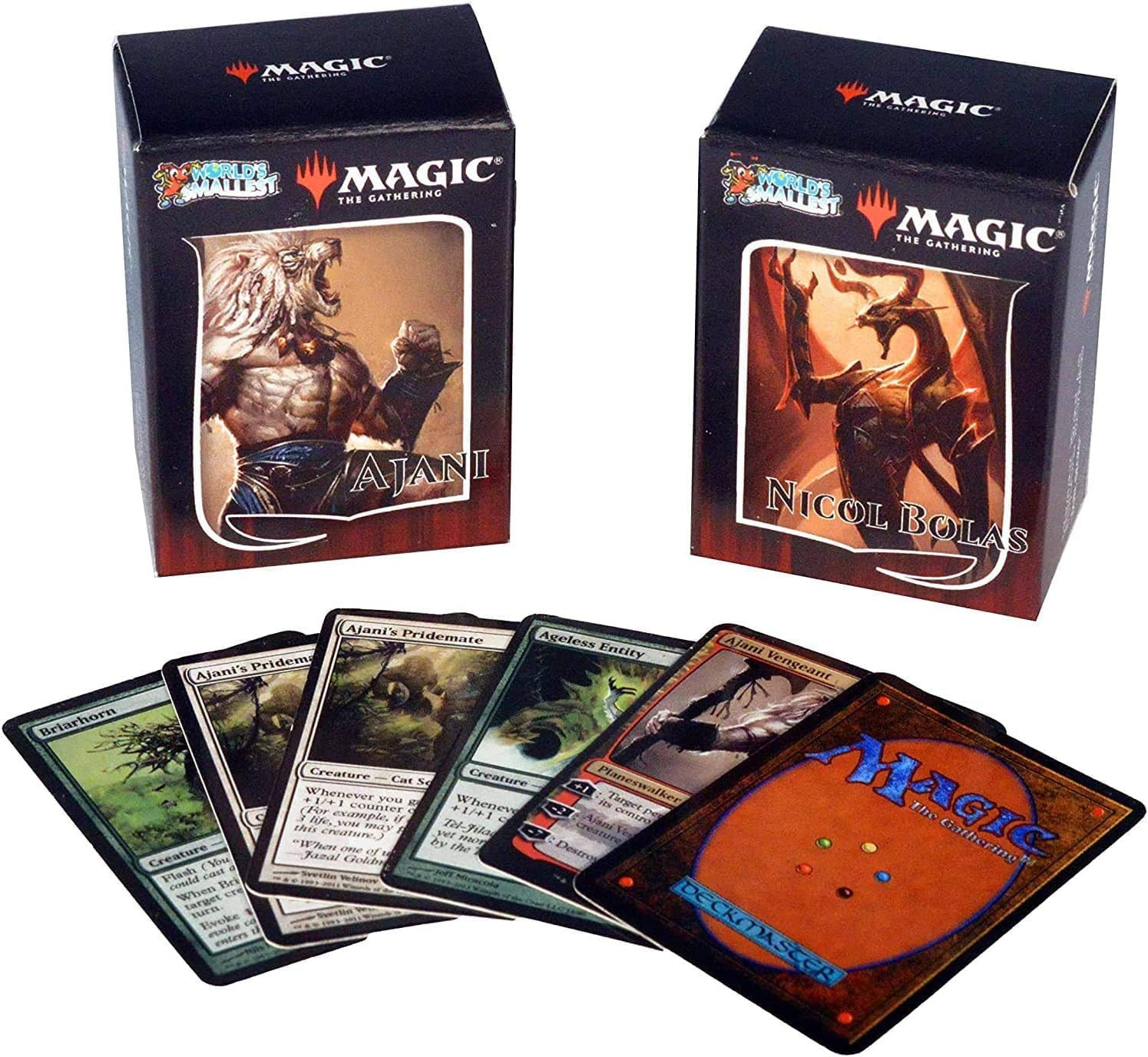 Worlds Smallest Magic: The Gathering Exclusive Collector Set Featuring Ajani VS.