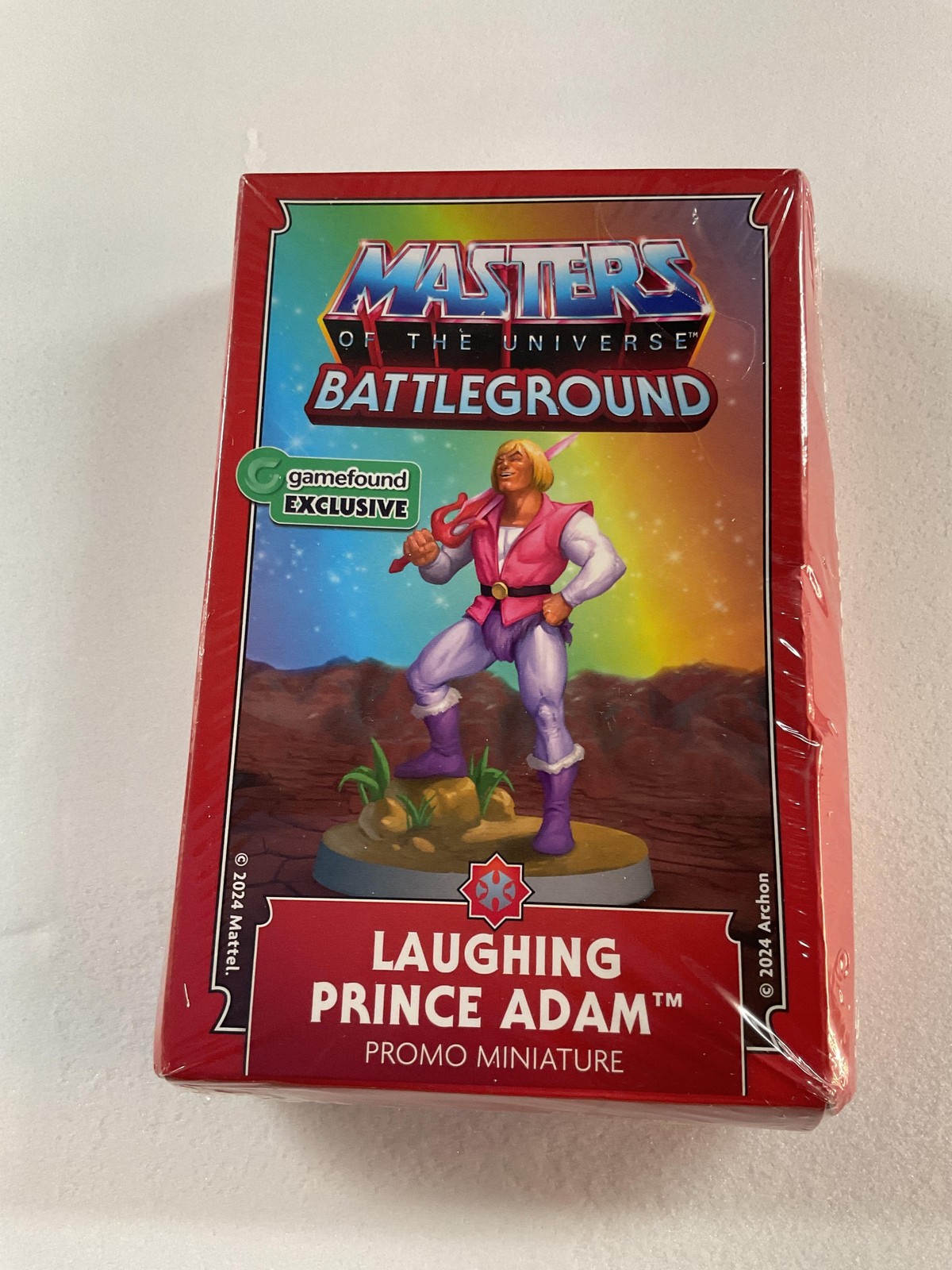Archon Masters Of The Universe Battleground Laughing Prince Adam Promo SEALED