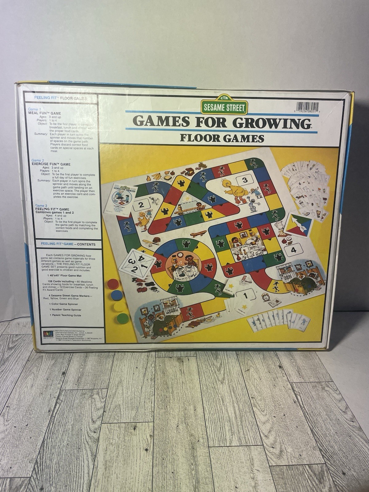 Sesame Street Games For Growing Preschool Floor Game Feeling Fit