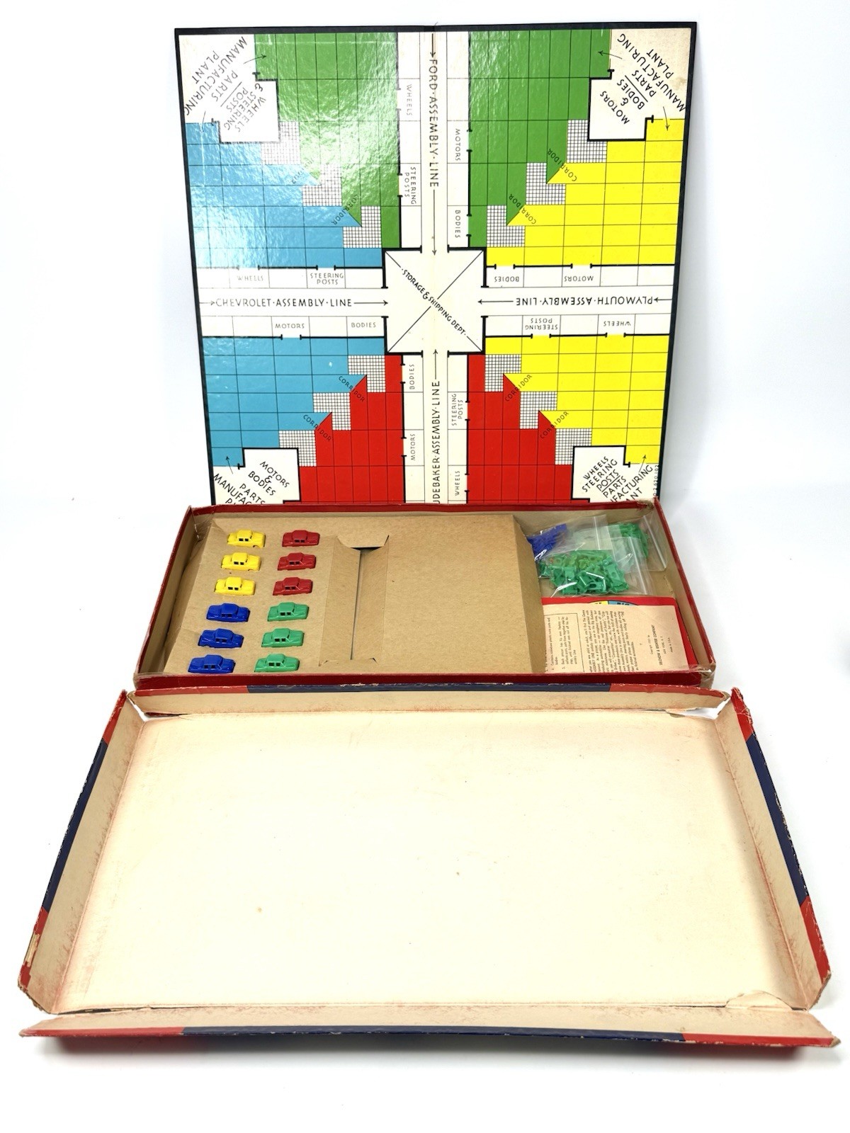 The Game of Assembly Line – Selchow & Righter Co. Board Game No. 61 USA 1953