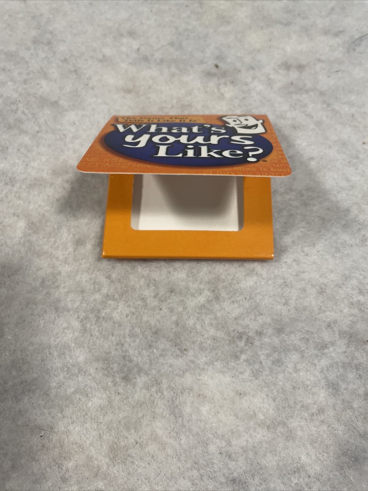 What’s Yours Like The Game That Tells It Like It Is 4+ Player Age 12+ Party Game