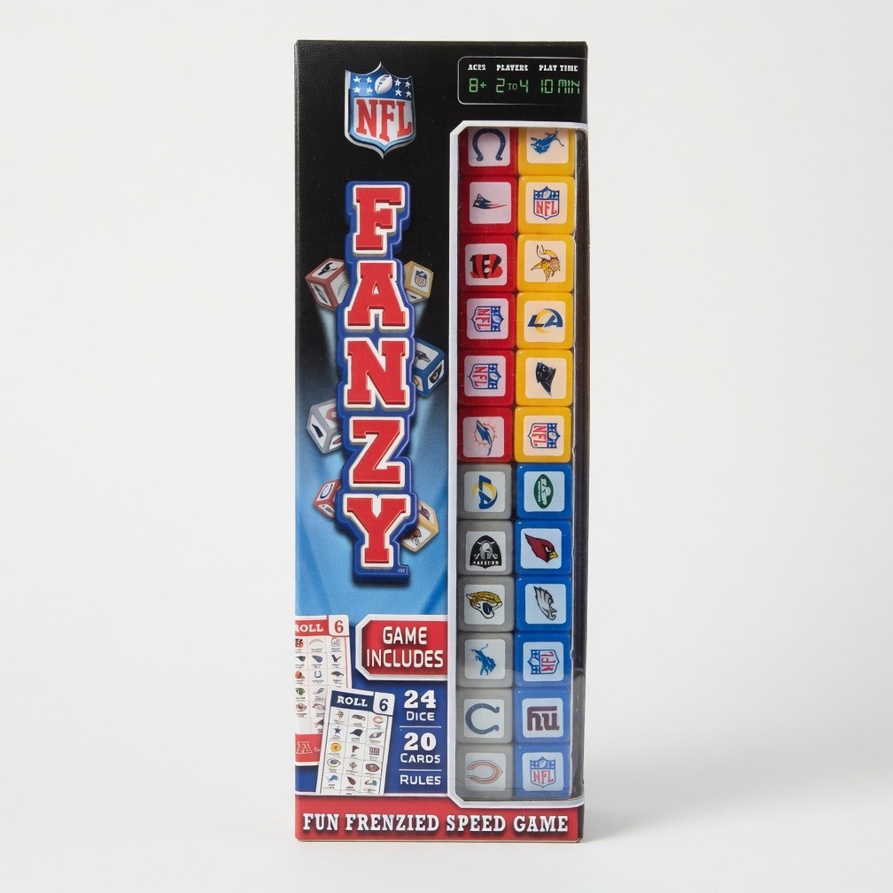 MasterPieces Licensed NFL Fanzy Dice Game “Fun Frenzied Speed Game” NEW