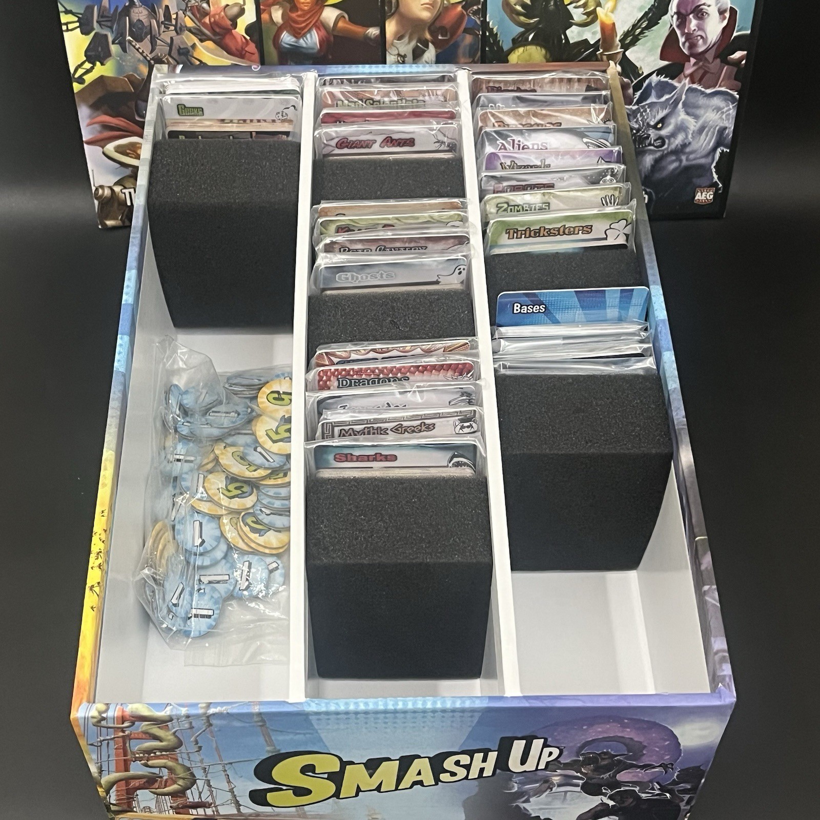 Smash Up The Big Geeky Box, Includes Core Set & 3 Expansions