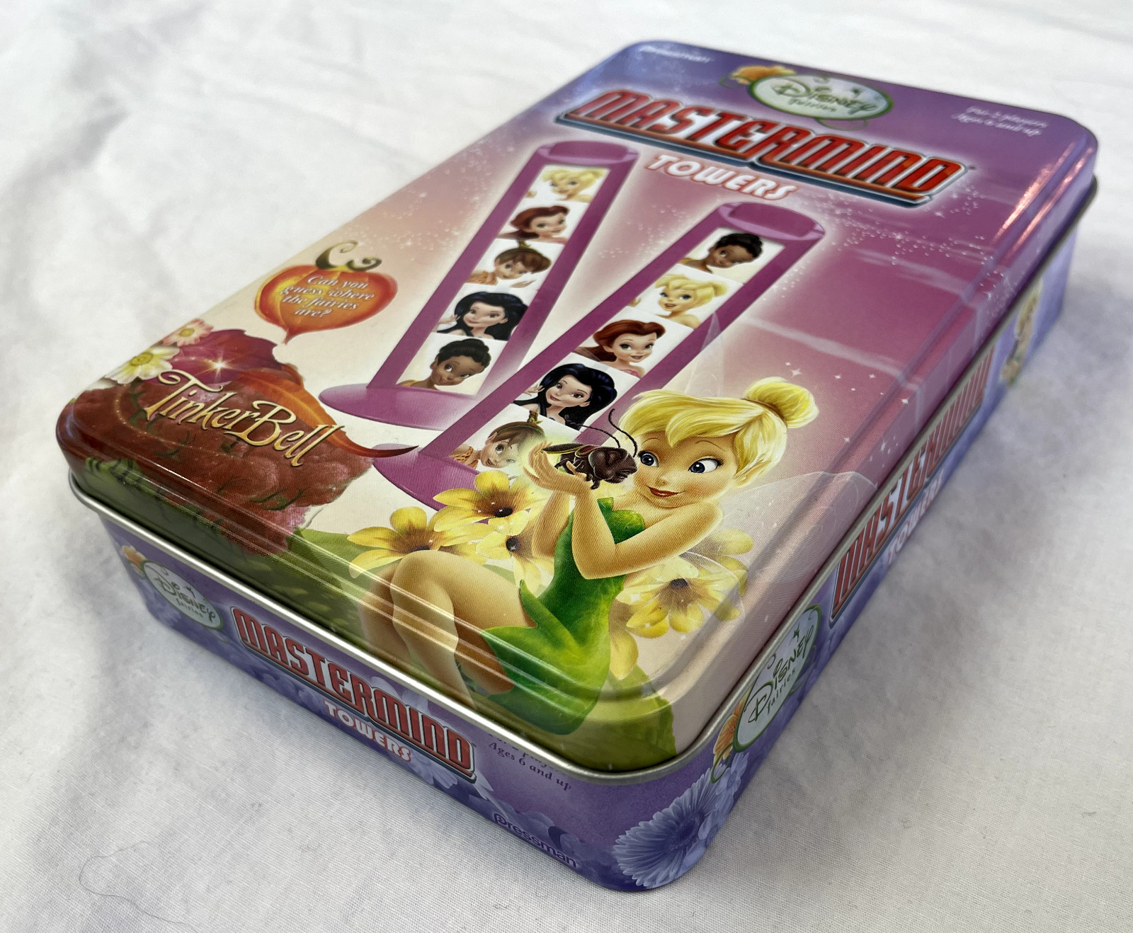 Disney Fairies MASTERMIND TOWERS Game TINKERBELL 2 PLAYERS AGES 6+