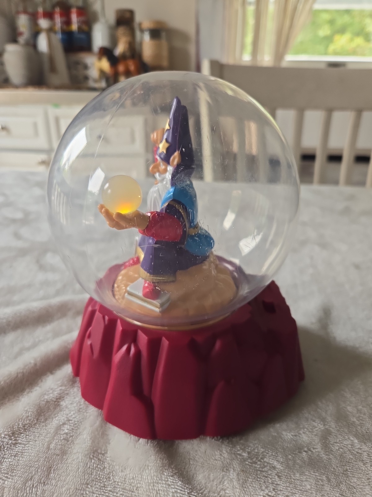 ASK ZANDAR Game Wizard Crystal Ball Only *WORKS!! Fortune Teller Vtg 1992 MB