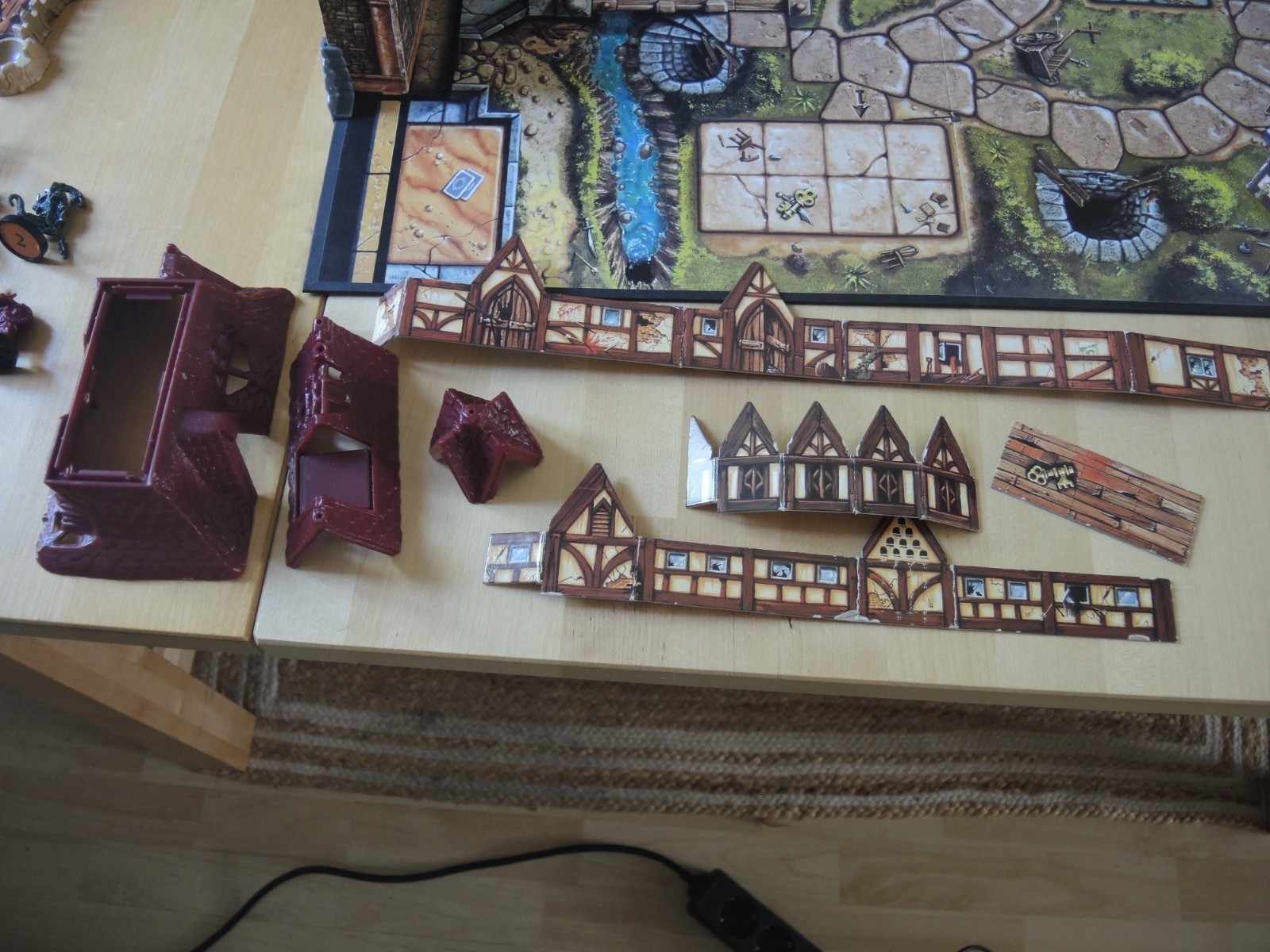 The Black Eye – Village of Horror – Schmidtspiele 100% complete 1992 Unpainted