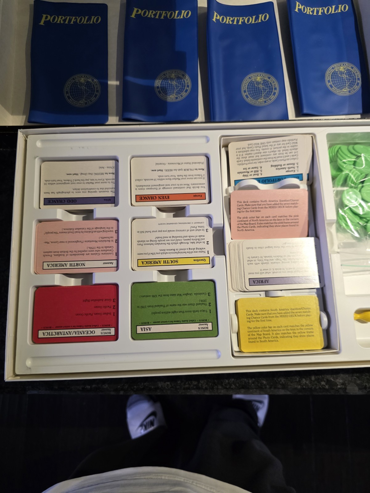 Vintage 1990 On Assignment with National Geographic Board Game – Complete